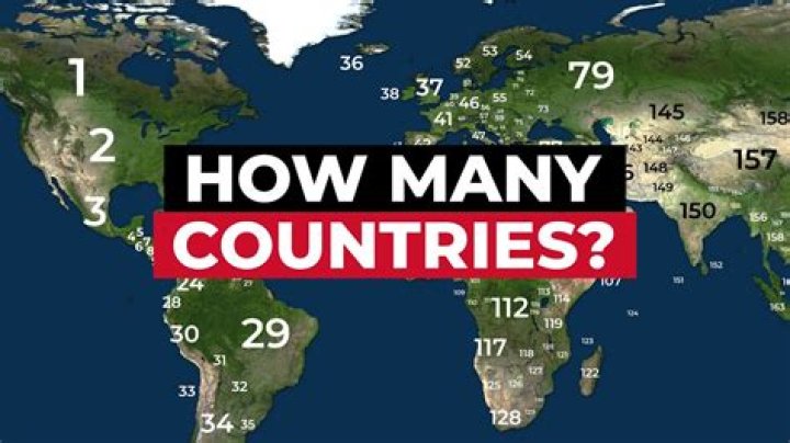 How many countries have land